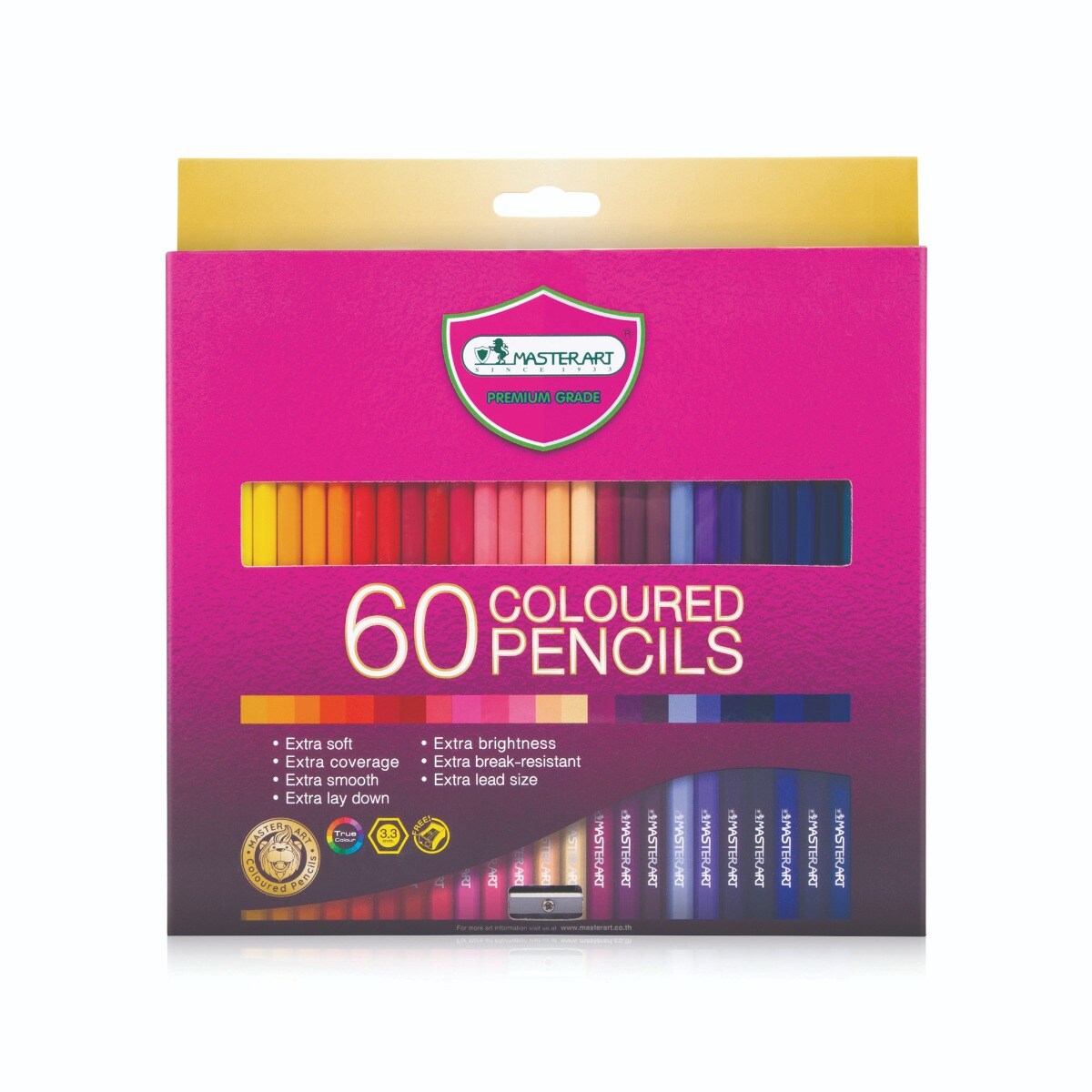 🔥สินค้าขายดี!! ดินสอสีไม้ยาว มาสเตอร์อาร์ต Super Premium 60 สี 🚚💨พร้อมส่ง!!