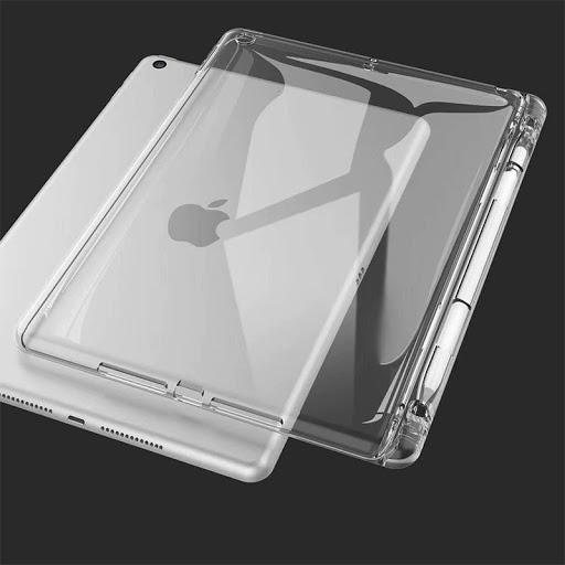 Case ipad เคสซิลิโคนใส (มีที่เก็บปากกา) ใส่คู่กับ Smart Keyboard หรือ Smart Cover / Ipad11.2020 / Air4 /iPadAir4 10.9 /Mini 1/2/3/4/5 /Newipad2018 /Newipad2019 /Ipad Gen7 10.2 /iPad Gen8 10.2 /IpadAir3 10.5