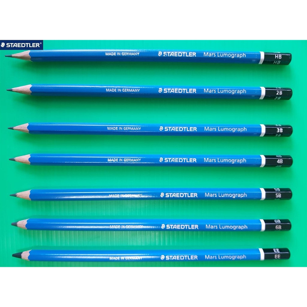 ✷❁  ดินสอวาดภาพ ดินสอเขียนแบบ ดินสอ ดินสอระบายข้อสอบ Staedtler สเต็ดเลอร์ ลูโมกราฟ ดินสอวาดเส้น ดินสอแรเงา (แบบแพ็ค)