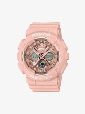 Baby-G นาฬิกาข้อมือผู้หญิง Baby-G Rose Gold Dial Pink รุ่น BA-130-4ADR ของแท้ 100% มีการรับประกัน 1 คืนสินค้าภายใน 15 วัน | Ralunar Baby-G นาฬิกาข้อมือผู้หญิง Baby-G Rose Gold Dial Pink รุ่น BA-130-4ADR ของแท้ 100% มีการรับประกัน 1 คืนสินค้าภายใน 15 วัน | Ralunar
