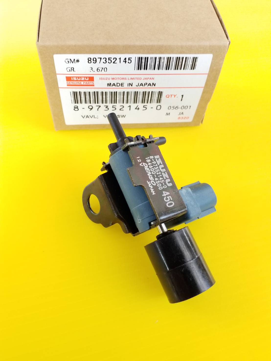 วาล์วปั้มสูญญาอากาศ(แว๊กก่ำ) D-MAX05 แท้#8-97352145-0