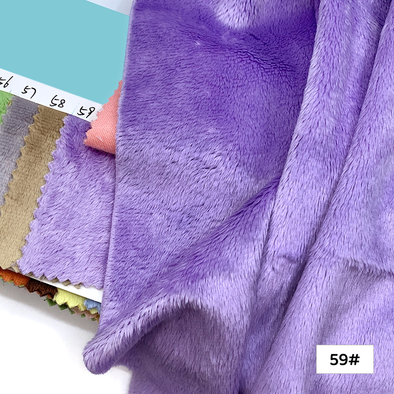45x50cm 67~100# Plush Fabric For Sewing 5mm Pile Length 100 Polyester Hair  Material For Popular Cotton Dolls DIY Handmade Fabric