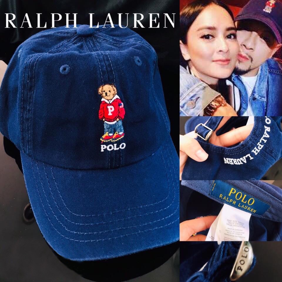 polo bear cotton chino cap