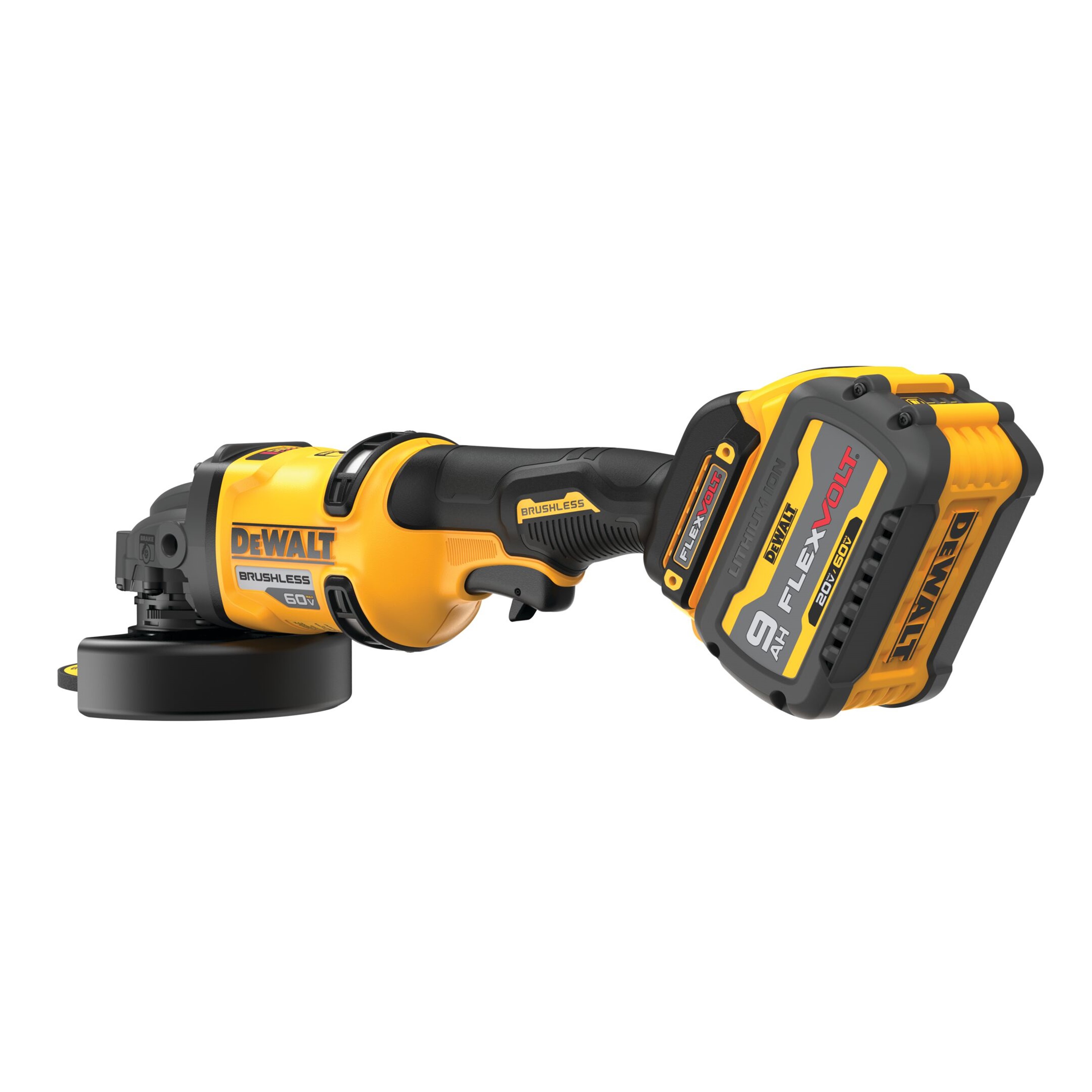 DEWALT เครื่องเจียร 4 นิ้วไร้สาย ไร้แปรงถ่าน 