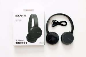 Sony หูฟังไร้สายแบบ Bluetooth เล่นนานสูงสุด 20 ชม. รุ่น WH-CH500 (สีดำ) ของแท้ 100%