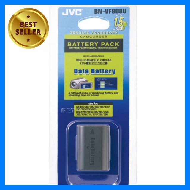 JVC BN-VF808 Lithium-Ion Battery Genuine,Original เลือก 1 ชิ้น อุปกรณ์ถ่ายภาพ กล้อง Battery ถ่าน Filters สายคล้องกล้อง Flash แบตเตอรี่ ซูม แฟลช ขาตั้ง ปรับแสง เก็บข้อมูล Memory card เลนส์ ฟิลเตอร์ Filters Flash กระเป๋า ฟิล์ม เดินทาง