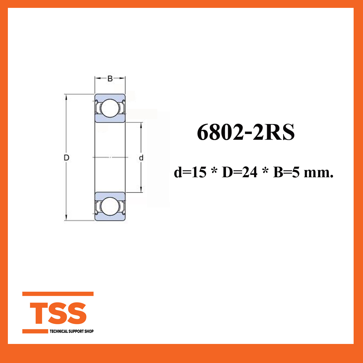 6802-2RS UBC ตลับลูกปืนเม็ดกลมร่องลึก รอบสูง สำหรับงานอุตสาหกรรม ฝา ...