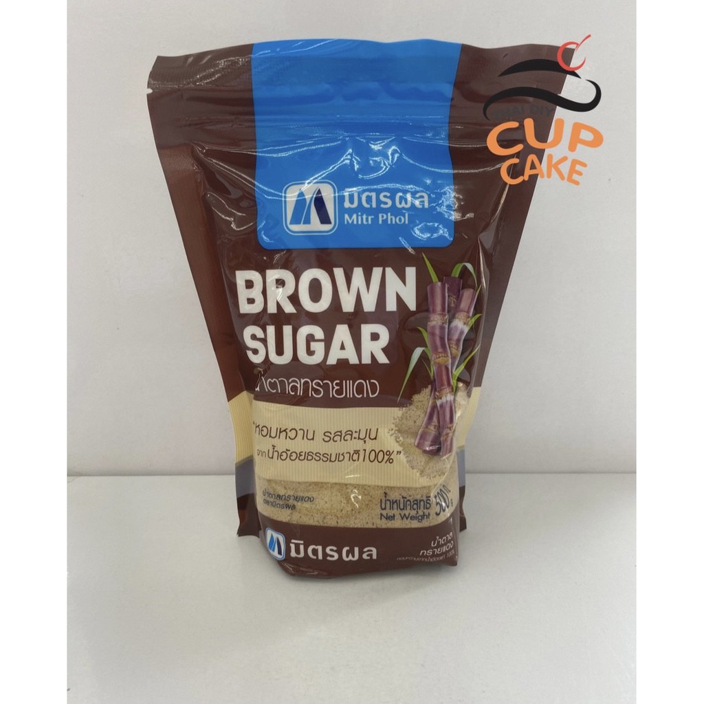 ❒▫  น้ำตาลทรายแดงมิตรผล Mitr Phol มิตรผล Brown Sugar 500 กรัม หมดอายุ 16 เม.ย. 65