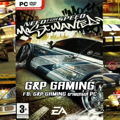 [PC GAME] แผ่นเกมส์ Need For Speed Most Wanted Black Edition PC
