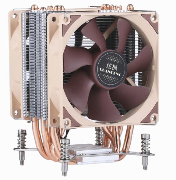 พัดลมซีพียู 46ท่อ Intel X79 X99 X299 LGA 2011 20113 2066 FAN CPU