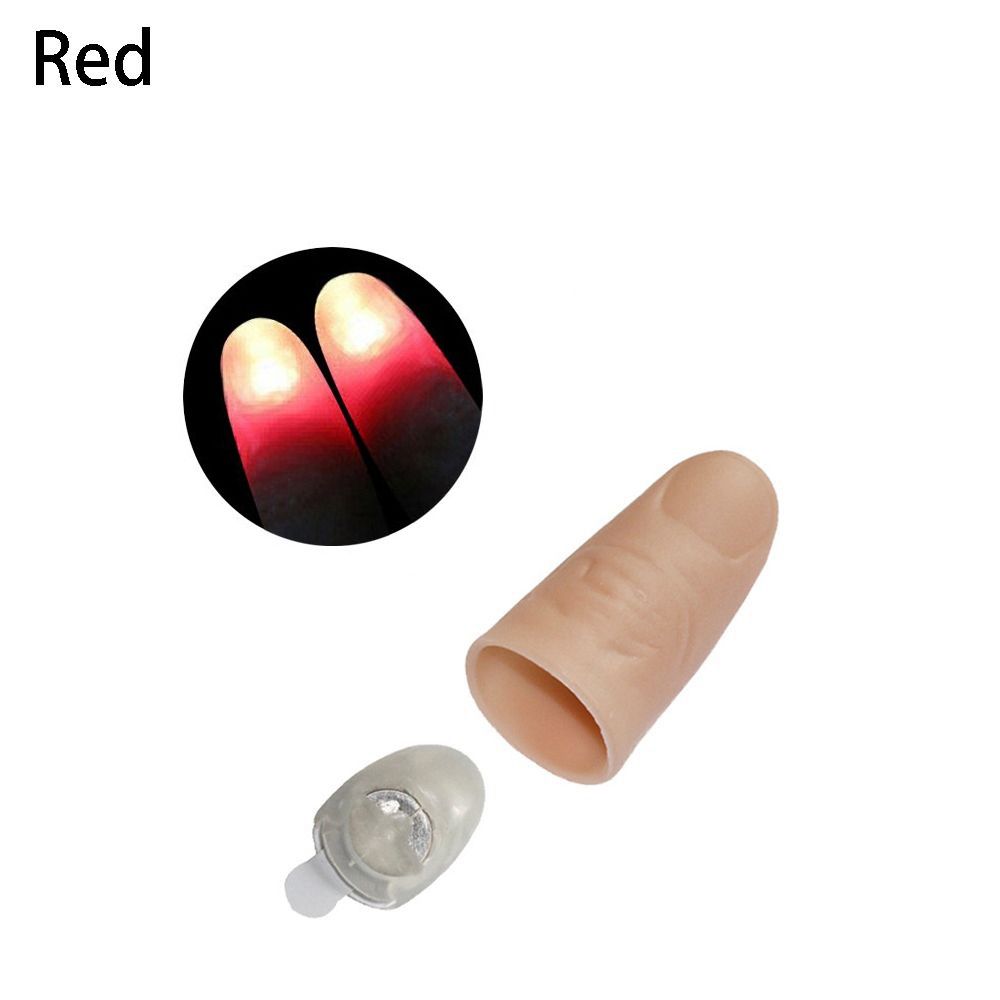 IWFRVU SHOP 1 Pc Trò chơi tiệc tùng Đồ chơi phát sáng Đạo cụ ảo thuật Phát sáng Nháy ngón tay Thắp sáng ngón tay cái Ngón tay Ánh Sáng Cảm ứng Ánh Sáng