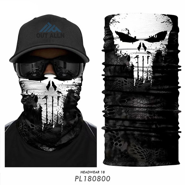 3D Cycling Face Masks Headband Tube Buffs Bandana Cosplay Neck Gaiter National Flag Face Shield Outdoors Hunting Scarf Facemask