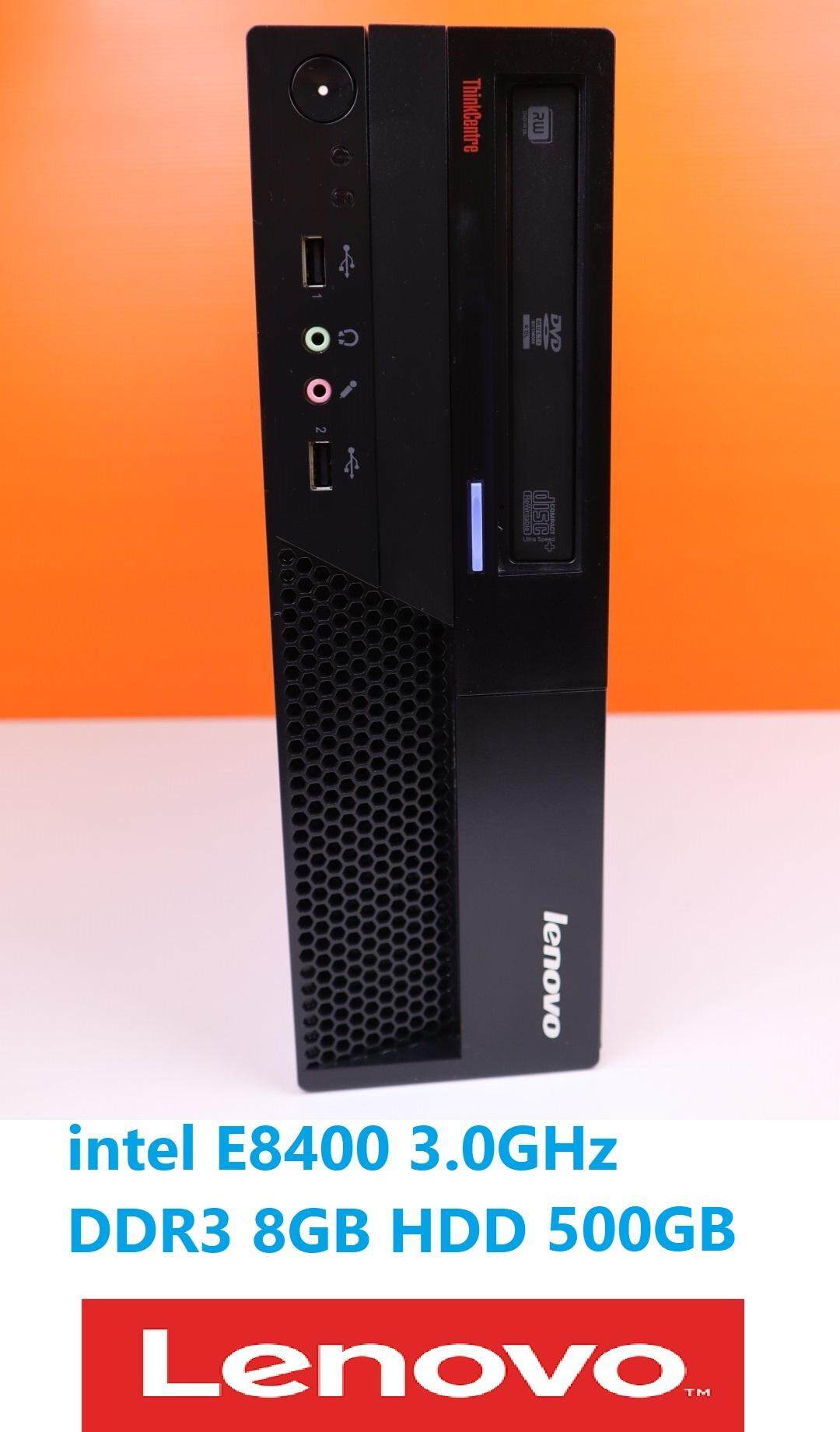 คอมพิวเตอร์ Lenovo ThinkCentre M58p 6137 / Core 2 Duo E8400 3.0GHz /ddr3 8GB /HDD 500GB sata/DVD-RW