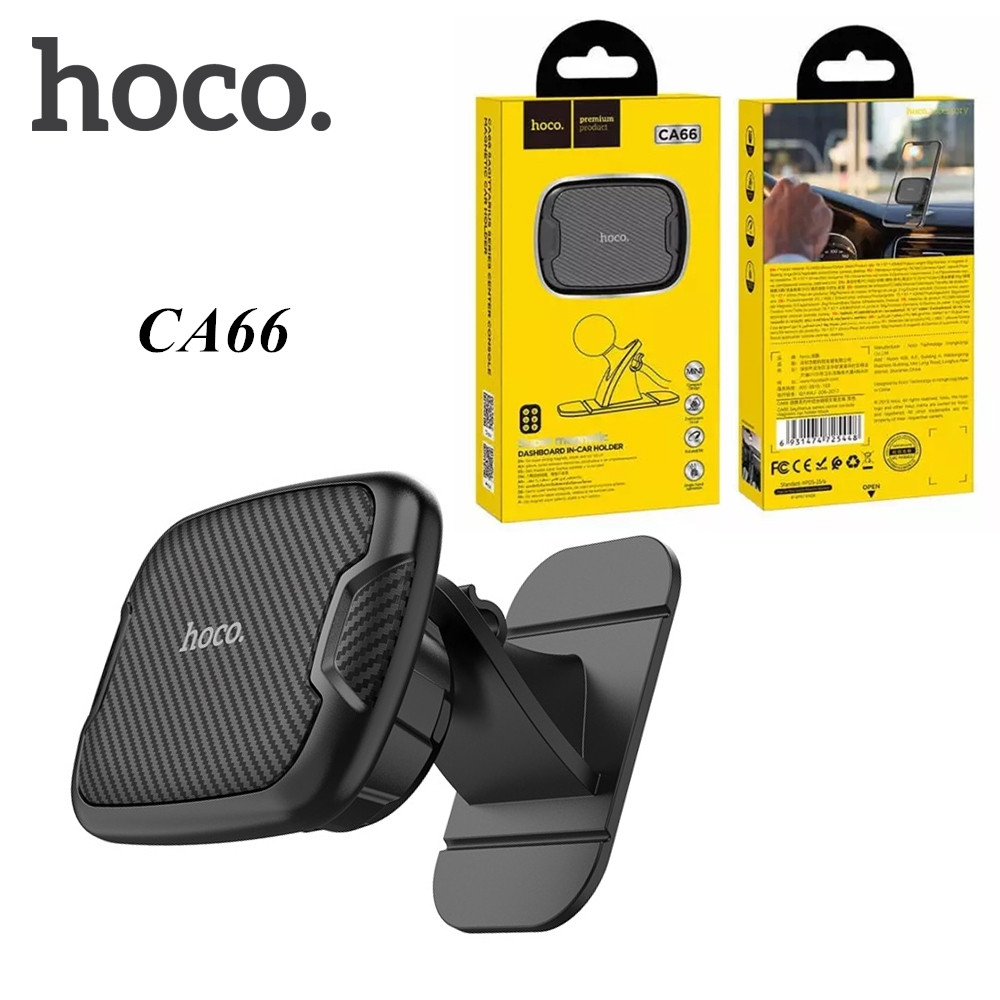 ขาตั้งมือถือ ที่วางมือถือในรถยนต์ รุ่น Hoco CA66 (ใช้ได้กับมือถือทุกรุ่น) ที่วางมือถือในรถยนต์ แม่เหล็ก 360 หมุน ราคาถูก คุณภาพสินค้าดี