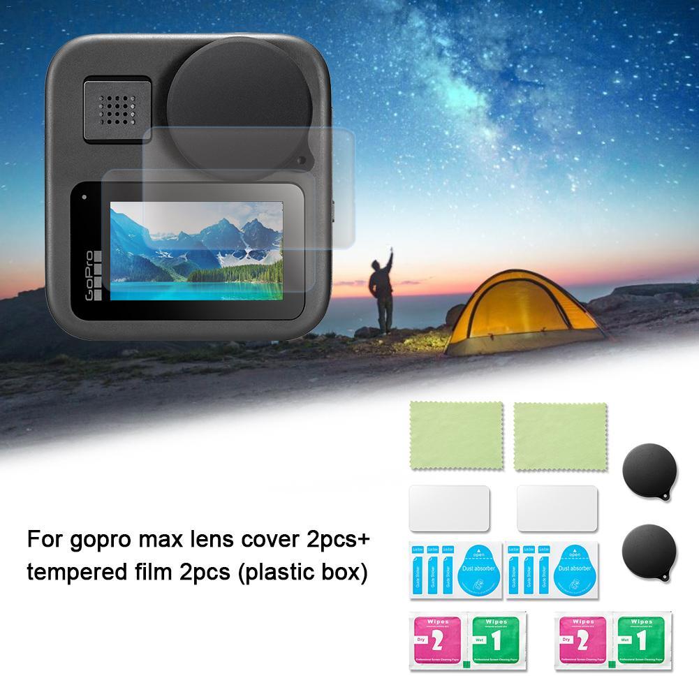 ฟิล์มกระจกนิรภัย กันรอย GoPro Max Tempered Glass LCD + Lens Cover For GoPro Max GoPro Fusion