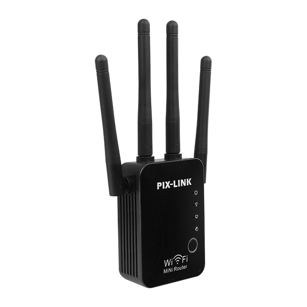 PixLink WiFi repeater WiFi 4 เสา 300Mbps อุปกรณ์ขยายสัญญาณเน็ต ตัว