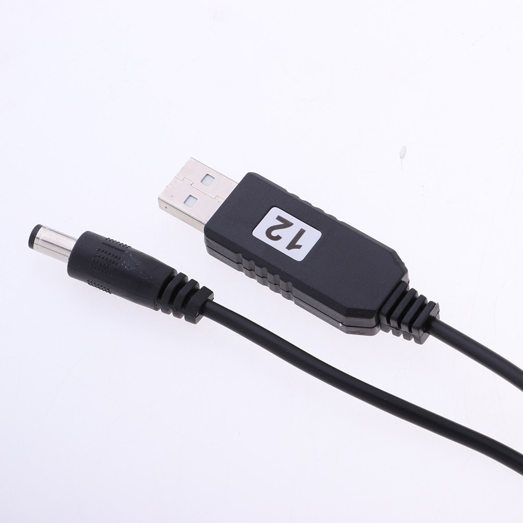 Baoblade DC 5V To DC 12V USB Voltage Step Up Converter Cable With DC Jack 5.5 X 2.1mm