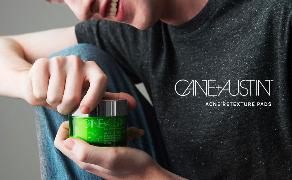 CANE+AUSTIN Acne Retexture Pad 2 Salicylic Acid with 5 Glycolic Acid