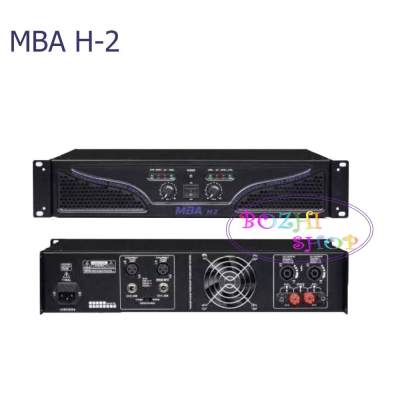 ดูภาพ MBA เพาเวอร์แอมป์ 300+300วัตต์ RMS เครื่องขยายเสียง รุ่น H2 <br/>เพิ่มเติม MBA เพาเวอร์แอมป์ 300+300วัตต์ RMS เครื่องขยายเสียง รุ่น H2