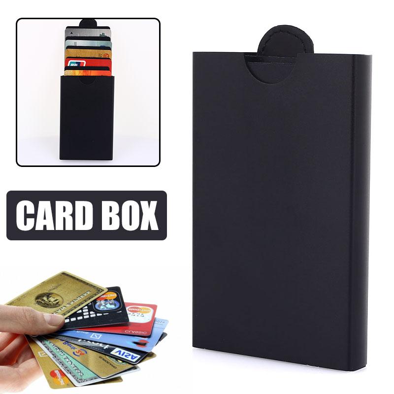 Credit Box Stainless Card Case Luxury Comfortable Portable Business Travel