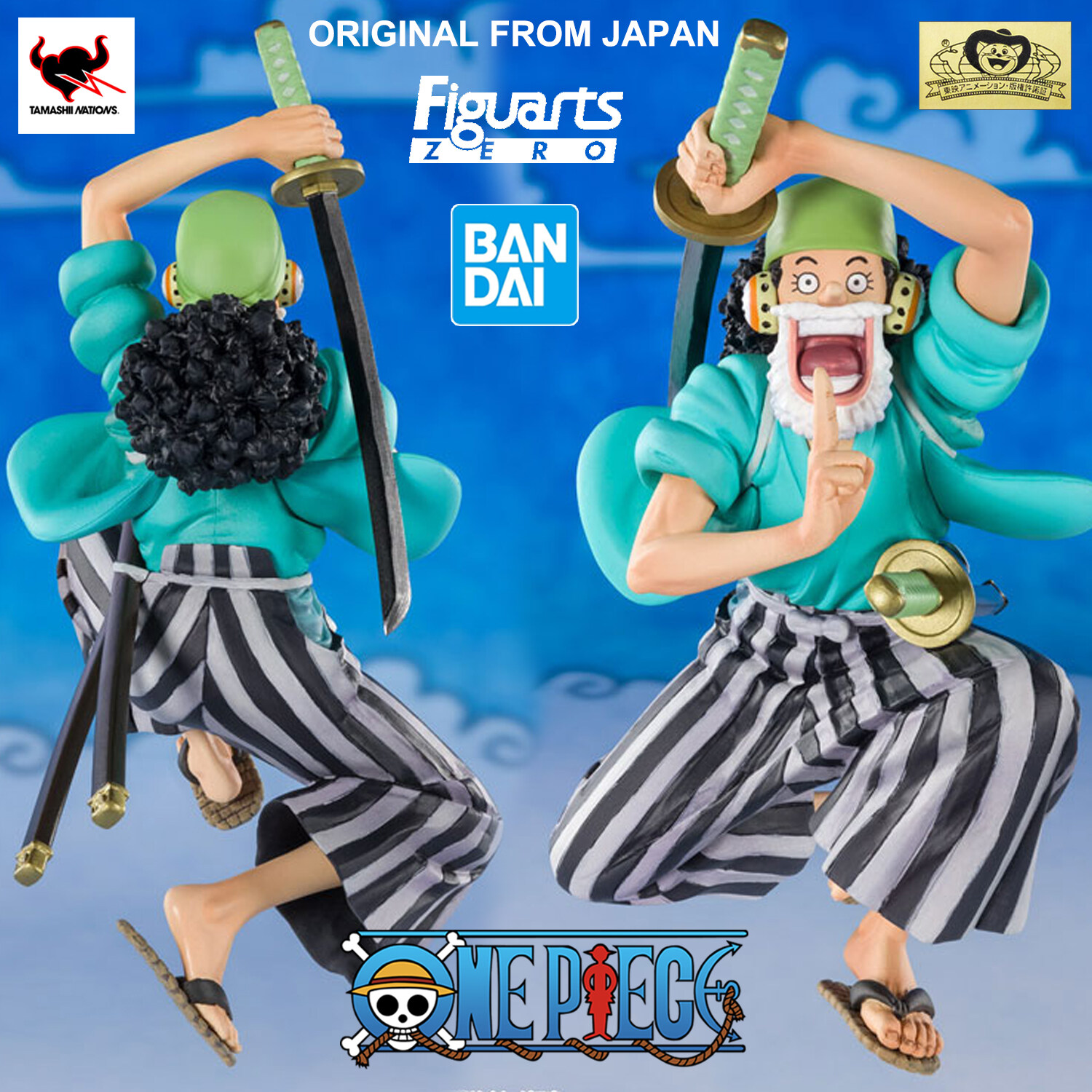 Model โมเดล ของแท้ 100% แมวทอง Bandai Figuarts Zero จากการ์ตูนเรื่อง One Piece วันพีซ เต็มพิกัดสลัดจอมลุย วันพีช Usopp อุซป โซเงคิง Sogeking Usohachi Ver Original from Japan Figure ฟิกเกอร์ Anime ของขวัญ อนิเมะ การ์ตูน มังงะ Doll ตุ๊กตา คอลเลกชัน manga