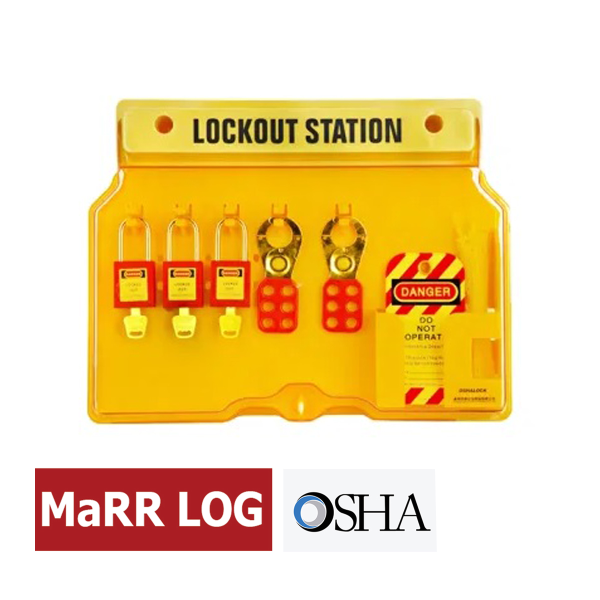อุปกรณ์ Lockout Station Lock Board Only Board Tag/Tagout 5-10 lockout ...