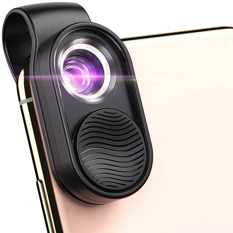 100X Pocket Mobile Phone Microscope with Clip Mini Magnifying Glass ...
