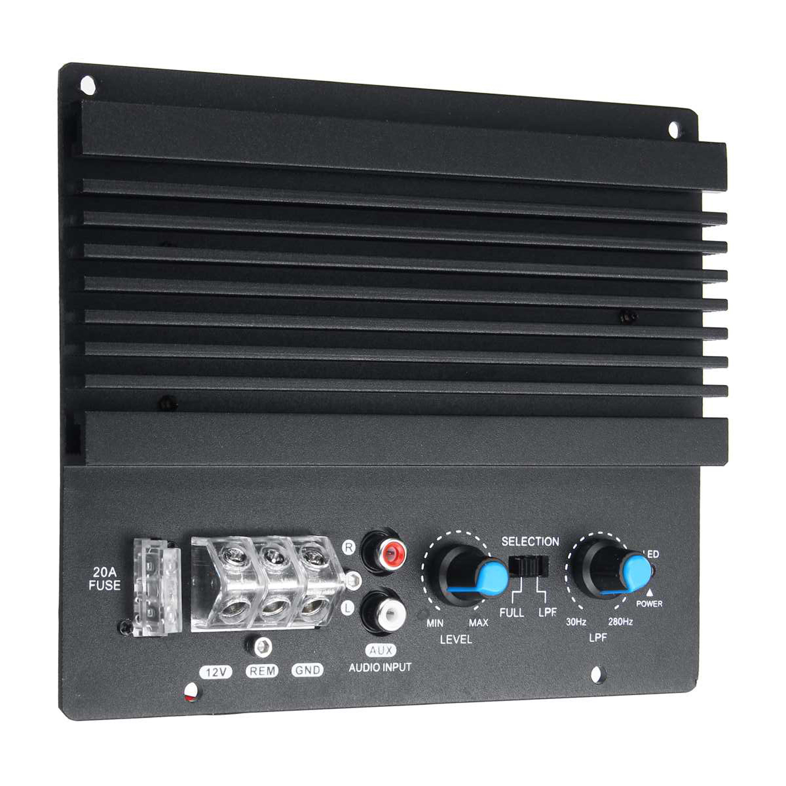 12 Voltage Large Power Car Audio Amplifier Powerful Bass Subwoofer 