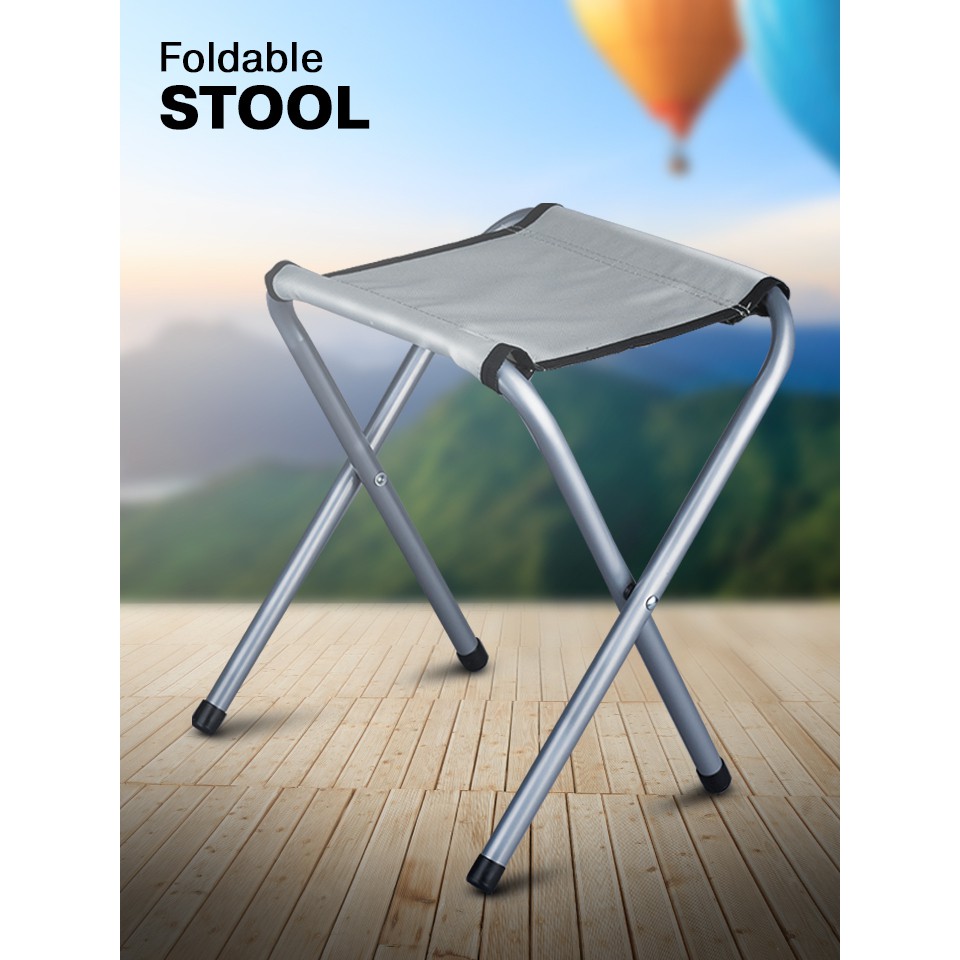เก้าอี้พับพกพา เก้าอี้ตั้งแคมป์ เก้าอี้พับกลางแจ้ง เก้าอี้ปิคนิค Foldable Stool Camping Chair