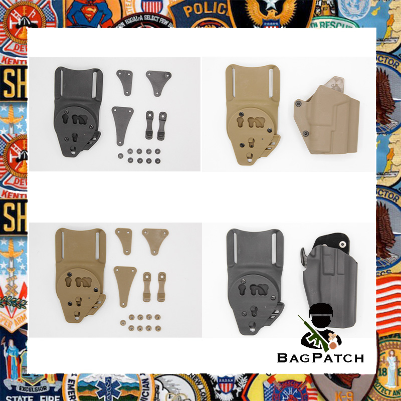 Bagpatch เพลตโหลดต่ำปลดไว (Low Ride Belt Loop)  สี ดำ ทราย อุปกรณ์อะไหล่ปีนบีบีกัน สำหรับเล่น กีฬาประเภทยิง ปืนแอร์ซอฟต์ บีบีกัน ปืนลมอัดแก๊ส ปืนแอร์ซอฟต์  #00000336