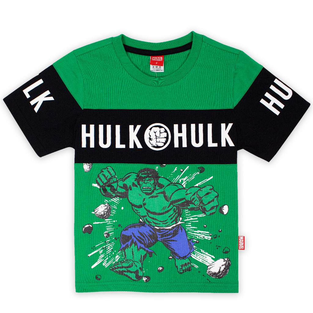 Marvel Kid T-shirt Hulk เสื้อยืดเด็ก ฮัค