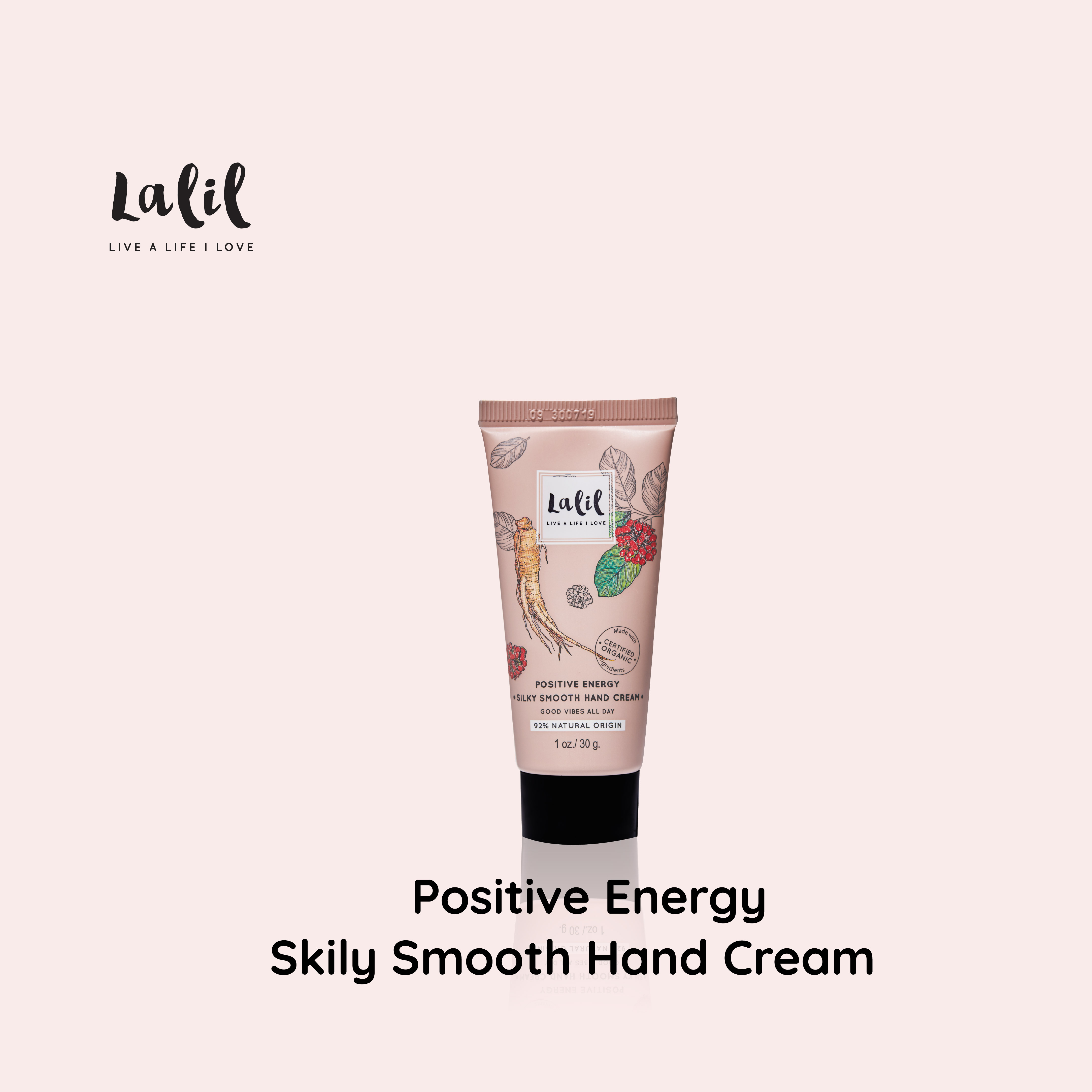 LALIL Positive Energy Silky Smooth Hand Cream 30g (ครีมบำรุงผิวมือนุ่ม หอมสดชื่น ตื่นตัว)