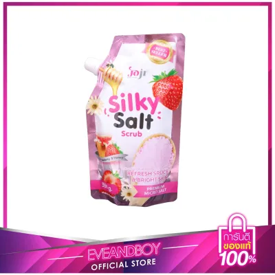 JOJI SECRET YOUNG Silky Salt Scrub Strawberry & Honey 350 g.