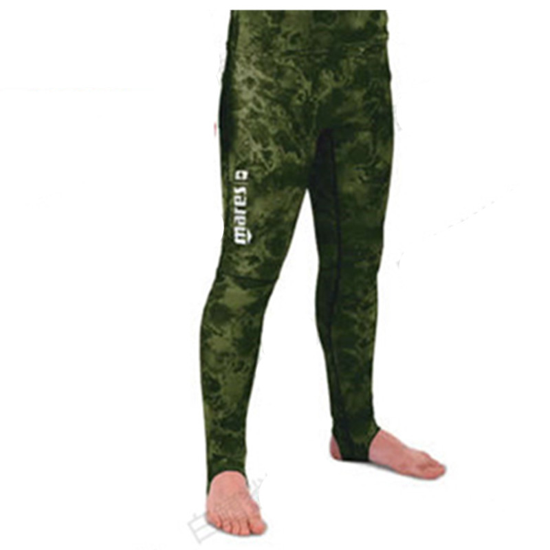 MARES Sun-ป้องกัน Pants RASHGUARD CAMO UPF50 ครีมกันแดดกางเกง แมงกะพรุนกางเกง