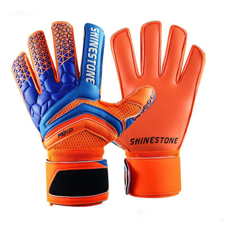 Men Professional Soccer Goalkeeper Gloves Finger Protection Goal