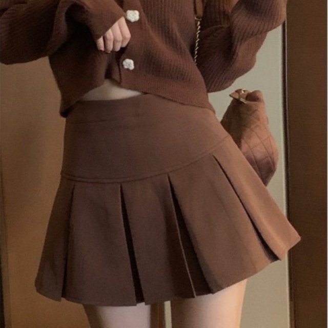 Buy Brown Vintage Skirt online | Lazada.com.ph