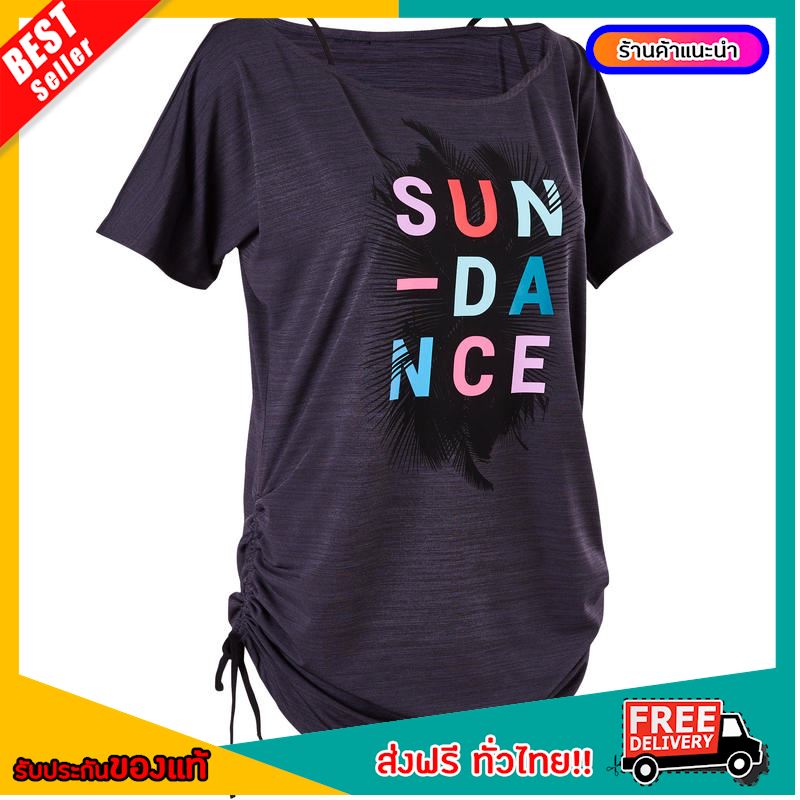 [BEST DEALS] Women's Fitness Dance Adjustable T-shirt - Black ,dancing [FREE SHIPPING]