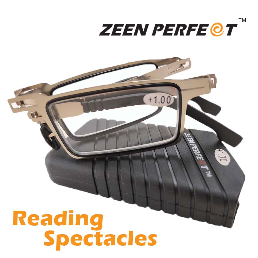 แว่นสายตาพับได้ ZEEN PERFECT รุ่น Flat Slim Fit, Foldable reading
