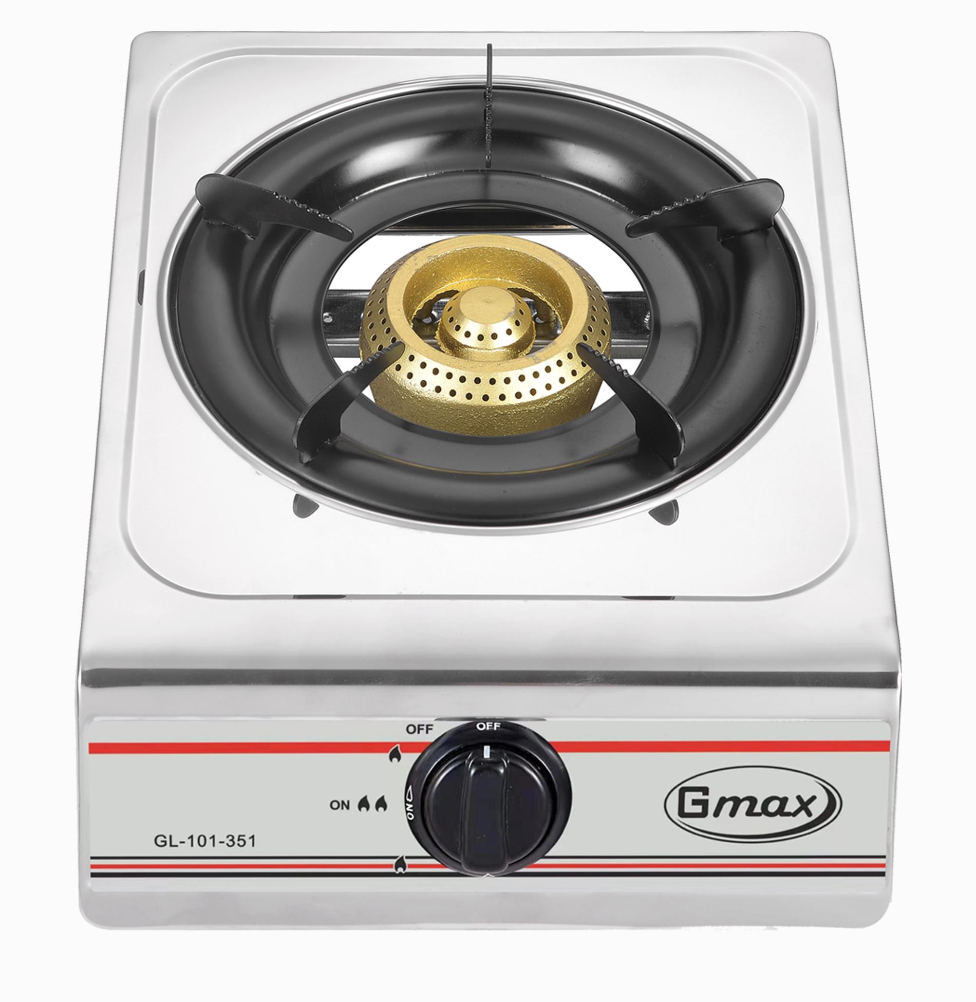 GMAX เตาแก๊สหัวเหล็ก เตากล่องสแตนเลส 1 หัว รุ่น GL-104-20 รับประกัน 1 ปี