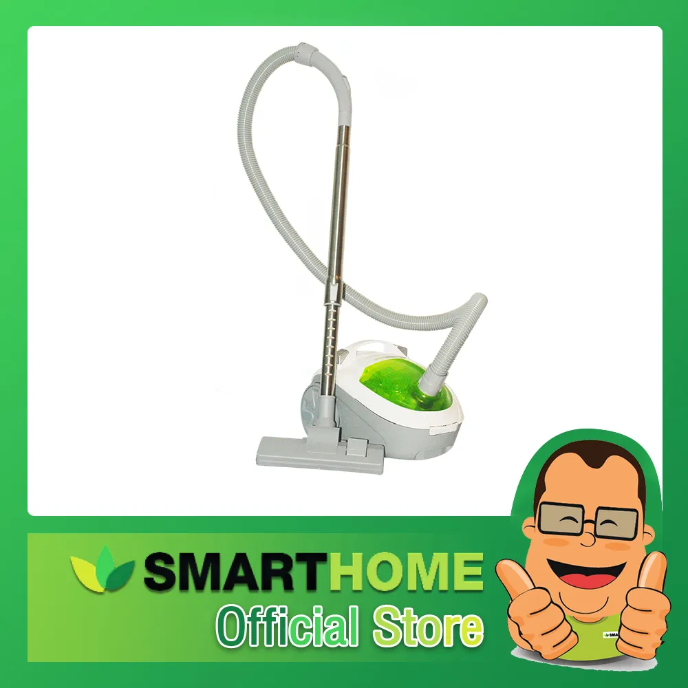 SMARTHOME เครื่องดูดฝุ่น Baglss - รุ่น SM-VCBL01 White/Green 1.5L