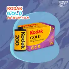 ภาพขนาดย่อของภาพหน้าปกสินค้าฟิล์มถ่ายรูป KODAK GOLD 200 36EXP Film จากร้าน CAMERATOWN บน Lazada ภาพที่ 1