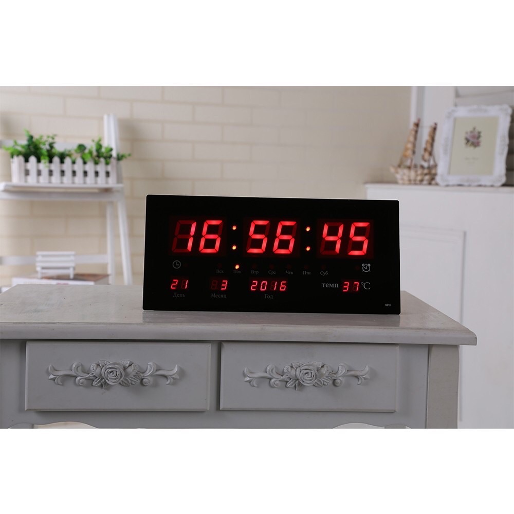 นาฬิกาดิจิตอล LED แขวนติดผนัง Number Clock แขวนผนัง รุ่น 3615 นาฬิกา