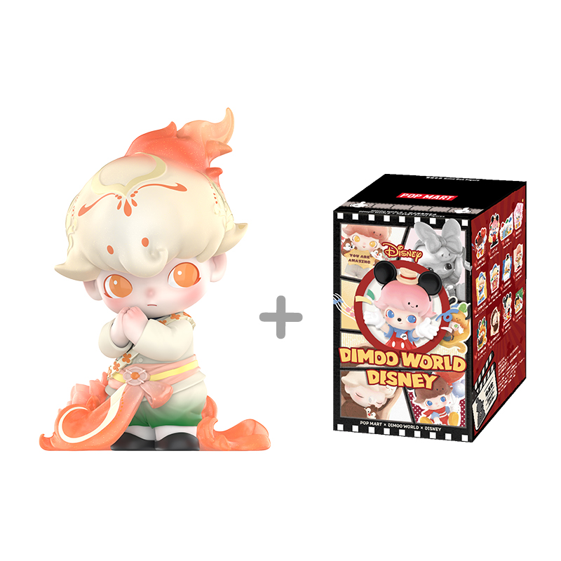 【Thailand Exclusive】DIMOO Flaming Lotus Pop Mart Dimoo Flaming Lotus 100% - US
