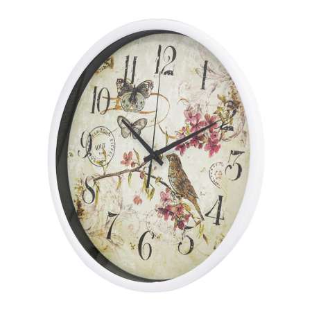 Clock On นาฬิกาแขวนผนัง นาฬิกาบ้าน นาฬิกาออฟฟิศ นาฬิกาแขวนขนาด12 นิ้ว [ลายนก]