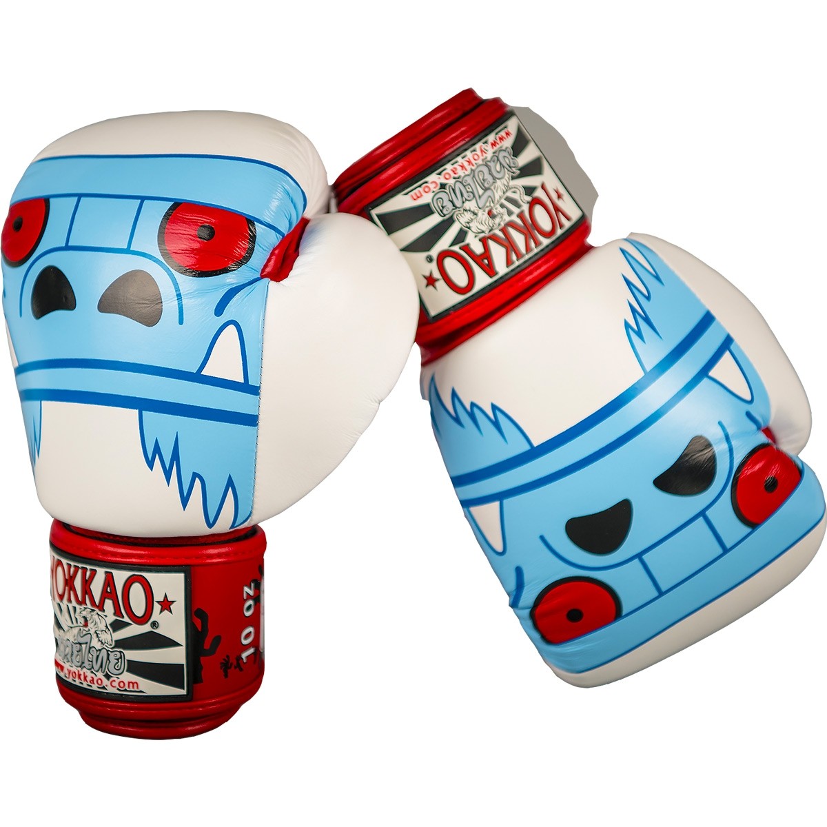 นวมชกมวย ไทย-สากล หนังแท้ Yokkao Monster Muay Thai Boxing Gloves