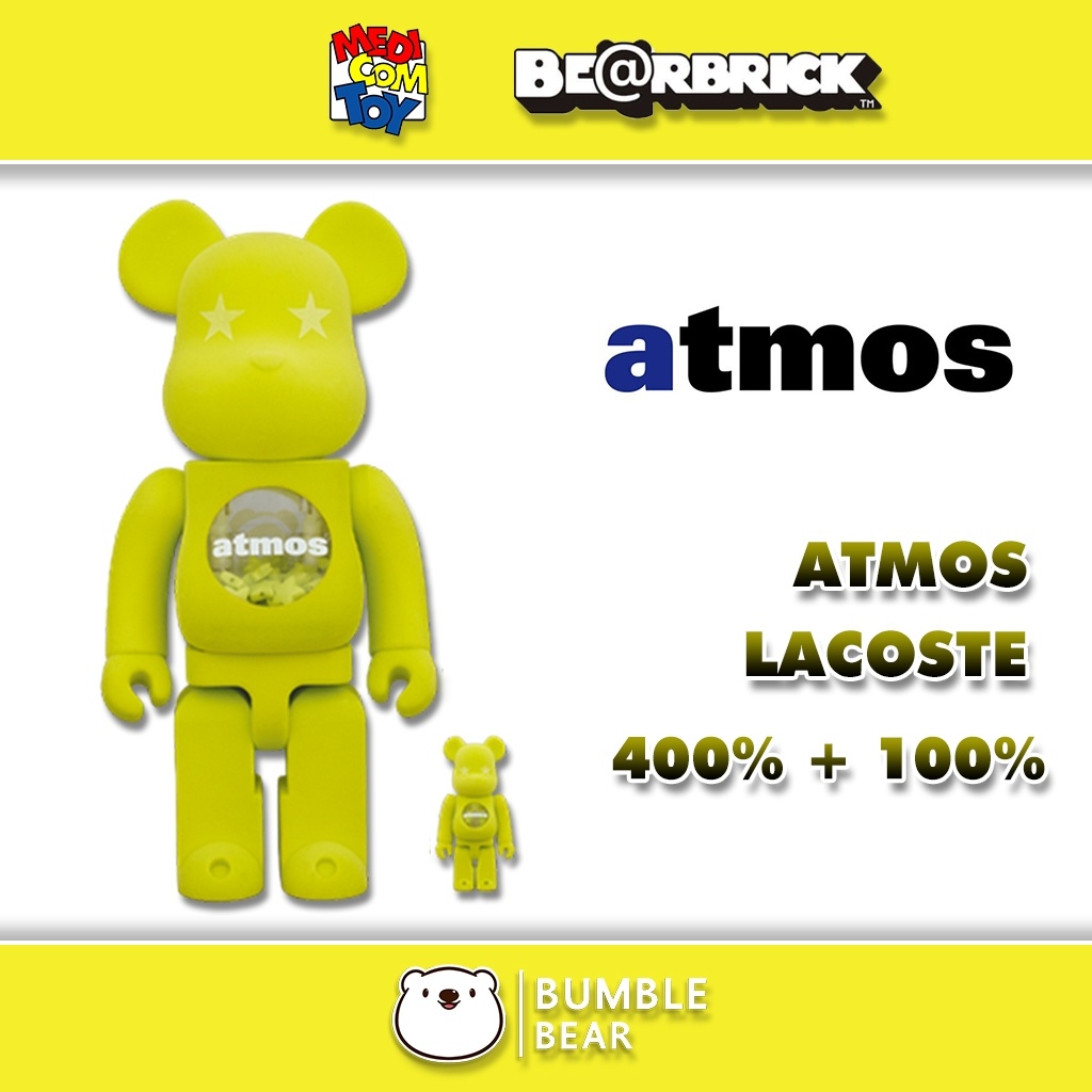 BE@RBRICK atmos × LACOSTE 100％ u0026 400％-