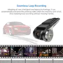 ภาพขนาดย่อของภาพหน้าปกสินค้าDVR Camera เมมโมรี่การ์ด 64G การนำทางที่ซ่อนเครื่องบันทึก U2 USB รถ กล้อง DVR 170  ADAS Dash Cam Monitor รองรับ TF Card G-sensor Mini Car DVR จากร้าน Auto Shop-TH บน Lazada ภาพที่ 6