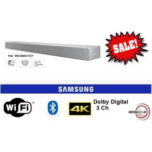 Soundbar samsung รุ่น HW-MS651/XT Flat Soundbar 180 วัตต์, 3.0 CH ระบบ DOLBY 5.1พร้อมสำหรับระบบเสียงรอบทิศทางแบบไร้สาย