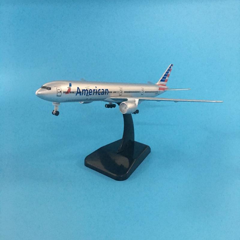 American Airlines 16cm Boeing 777 Child Birthday Gift Alloy Metal Model Aircraft