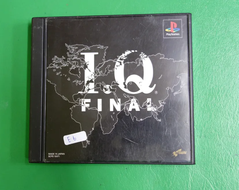 E6 ขายแผ่นเกมส์ของแท้ SONY PS1  เกมส์ตามปก เกมส์ IQ FINAL  สินค้าใช้งานมาแล้วสภาพดีโซนเจแปนภาษาญี่ปุ่น   เก็บเงินปลายทางได้